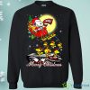 Western Kentucky Hilltoppers Snoopy Ugly Christmas Sweaters Santa Claus With Sleigh Sweatshirts Product Photo 1