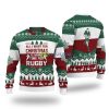 All I Want For Christmas Is Rugby Christmas Gift Ugly Christmas Sweater Product Photo 1