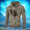 Arizona Cardinals Hoodie Camo Zip Up Hoodies Full Over Print Product Photo 1