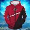 Atlanta Falcons Zip Up Red Background Hoodies Full Over Print Product Photo 1