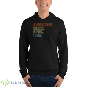Awesome Since April 1956 Vintage 67th Birthday T Shirt 9 Awesome Since April 1956 Vintage 67th Birthday T Shirt - Unisex Fleece Pullover Hoodie