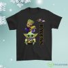 Baby Yoda And Groot Hug Baltimore Ravens Shirt Product Photo 1