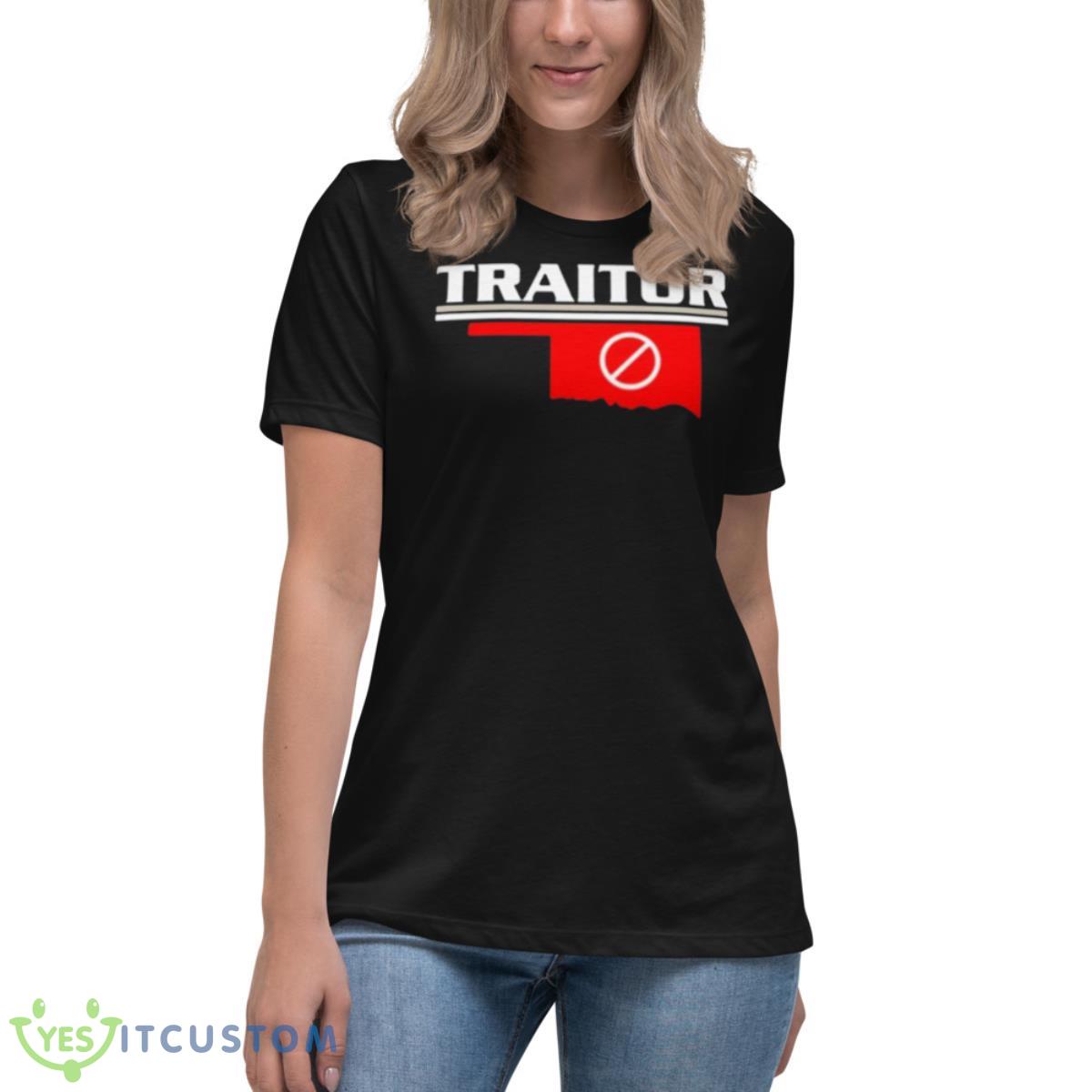 Baker mayfield traitor shirt 6 Baker mayfield traitor shirt - Women's Relaxed Short Sleeve Jersey Tee