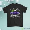 Baltimore Ravens Car With Christmas Tree Merry Christmas Shirt Product Photo 1