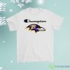Baltimore Ravens Champion Logo Mashup Shirt Product Photo 1