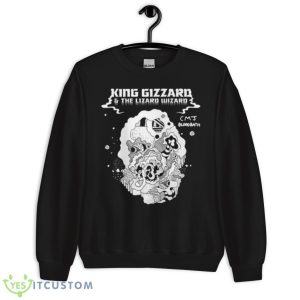 Black And White Artwork King Gizzard And Lizard Wizard shirt - Unisex Crewneck Sweatshirt
