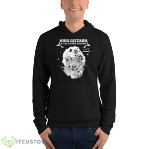 Black And White Artwork King Gizzard And Lizard Wizard shirt - Unisex Fleece Pullover Hoodie