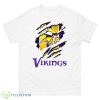 Blood Inside Minnesota Vikings Football Vintage Shirt - 500 Men’s Classic Tee Gildan