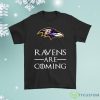 Brace Yourself The Baltimore Ravens Are Coming Got Shirt Product Photo 1