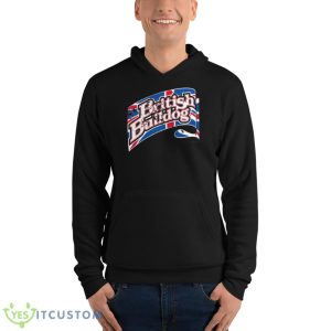 British Bulldog Old School Photo Vintage Shirt - Unisex Fleece Pullover Hoodie