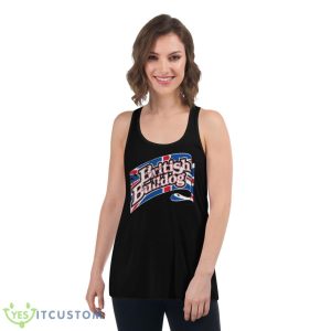 British Bulldog Old School Photo Vintage Shirt - Women's Flowy Racerback Tank