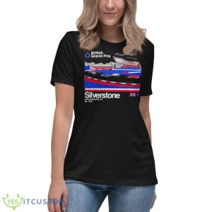 British Grand Prix Silverstone Circuit Uk Shirt 11 British Grand Prix Silverstone Circuit Uk Shirt - Women's Relaxed Short Sleeve Jersey Tee