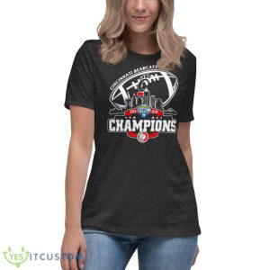 Champion Cincinnati Bearcats Logo Cotton Bowl City 2022 Shirt - Women's Relaxed Short Sleeve Jersey Tee-1