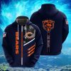 Chicago Bears Dark Background Hoodies Full Over Print Product Photo 1