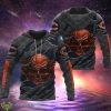 Chicago Bears Skull Hoodies Full Over Print Product Photo 1