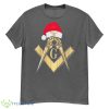 Christmas Santa Hat Red Holiday Square Compas Shirt Product Photo 1