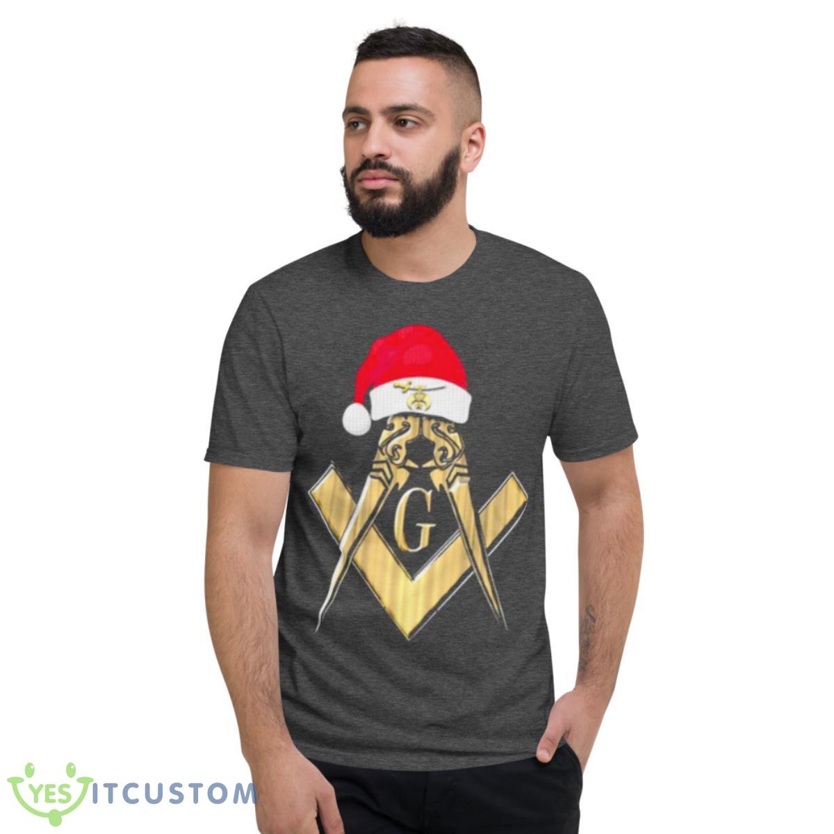 Christmas Santa Hat Red Holiday Square Compas Shirt 3 Christmas Santa Hat Red Holiday Square Compas Shirt Product Photo 3