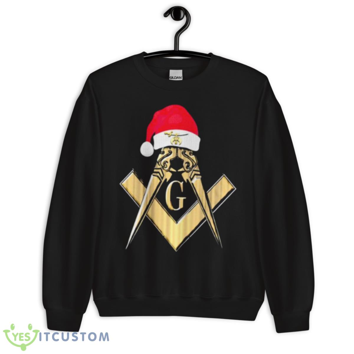 Christmas Santa Hat Red Holiday Square Compas Shirt 6 Christmas Santa Hat Red Holiday Square Compas Shirt Product Photo 6