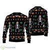 Christmas Ugly Halloween Dancing Sketon All Over Print Hoodie Sweater Product Photo 1