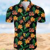 Cincinnati Bengals Hawaiian Shirt Tropical Flower Summer 2022 Full Over Print Product Photo 1