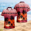 Cincinnati Bengals Hawaiian Summer Beach Shirt Pink Full Over Print Product Photo 1