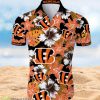 Cincinnati Bengals Tropical Flower Hawaiian Shirt Full Over Print Product Photo 1