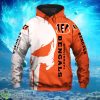 Cincinnati Bengals White Skull Hoodies Full Over Print Product Photo 1