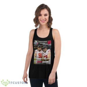Congratulations Wisconsin 2022 Guaranteed Rate Bowl Champs shirt - Women's Flowy Racerback Tank