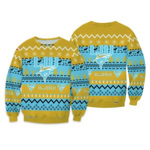 Cute LIU Brooklyn Blackbirds Ugly Christmas Sweater - LIUBrooklynBlackbirdsSweatshirt