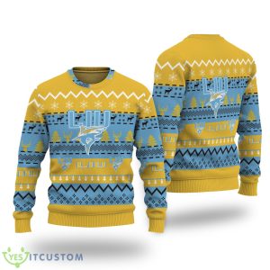 Cute LIU Brooklyn Blackbirds Ugly Christmas Sweater - Cute LIU Brooklyn Blackbirds Ugly Christmas Sweater