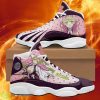 Demon Slayer Air Jd13 Sneakers Mitsuri Kanroji Air Jordan 13 Anime Shoes Gift For Fans Product Photo 1