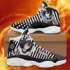 Demon Slayer Jd 13 Sneakers Obanai Iguro Air Jordan 13 Anime Shoes Gift For Fans Product Photo 1