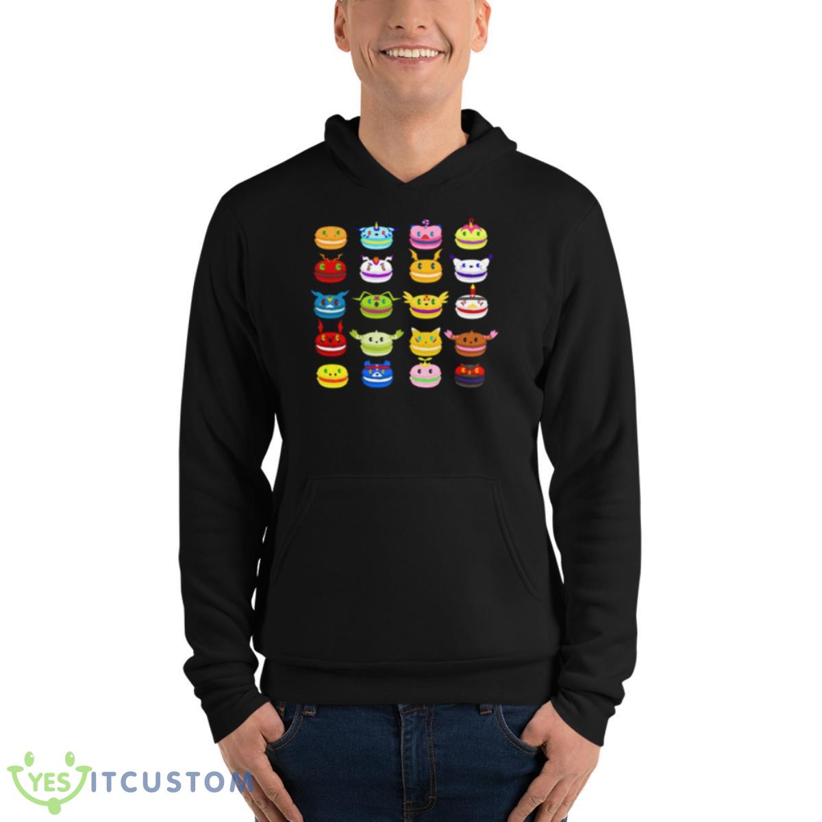Desserts Funny Digimon shirt 4 Desserts Funny Digimon shirt - Unisex Fleece Pullover Hoodie