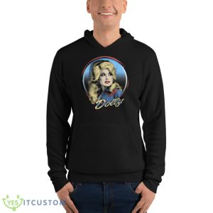 Dolly Parton Western Shirt - Unisex Fleece Pullover Hoodie