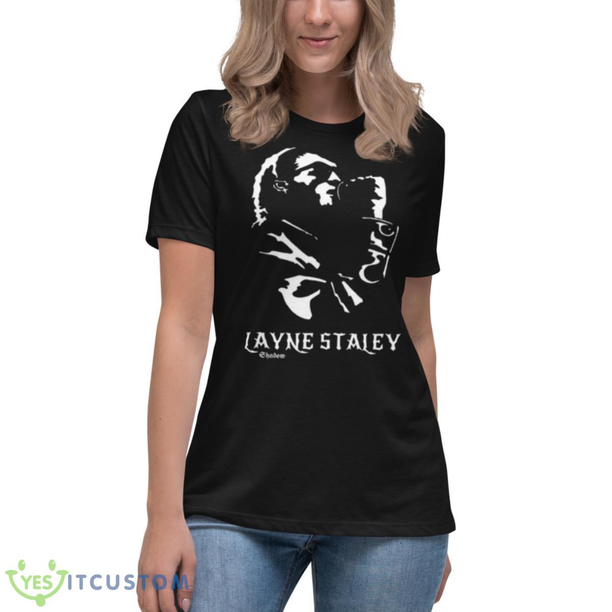 Drawing Alice In Chains Layne Staley shirt 6 Drawing Alice In Chains Layne Staley shirt - Women's Relaxed Short Sleeve Jersey Tee