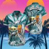 Eagles Baby Yoda Star Wars Beach Summer Hawaiian Shirt Full Over Print Product Photo 1