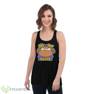 Fat Bear Small Chair Big Fat Snack Shirt 10 Fat Bear Small Chair Big Fat Snack Shirt - Women's Flowy Racerback Tank