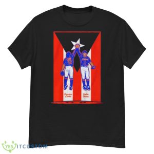 Francisco Lindor and Carlos Correa Puerto Rico New York Mets shirt - G500 Men’s Classic T-Shirt