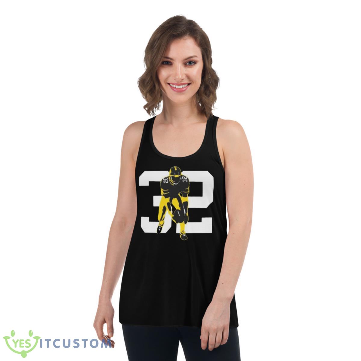 Franco Harris 32 Immaculate Reception Shirt 5 Franco Harris 32 Immaculate Reception Shirt - Women's Flowy Racerback Tank