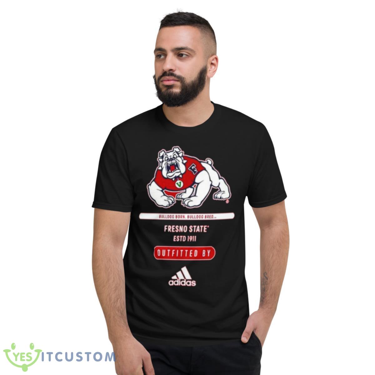 Fresno State Bulldogs Adidas Team Creator Outfitted By Estd 1911 Shirt 2 Fresno State Bulldogs Adidas Team Creator Outfitted By Estd 1911 Shirt - Short Sleeve T-Shirt