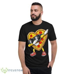 Funny Dabbing Pizza Valentine’s Day Pizza Heart Lover Shirt 7 Funny Dabbing Pizza Valentine’s Day Pizza Heart Lover Shirt - Short Sleeve T-Shirt