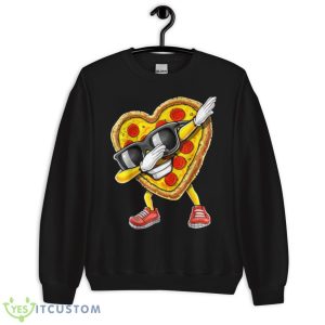 Funny Dabbing Pizza Valentine’s Day Pizza Heart Lover Shirt 8 Funny Dabbing Pizza Valentine’s Day Pizza Heart Lover Shirt - Unisex Crewneck Sweatshirt