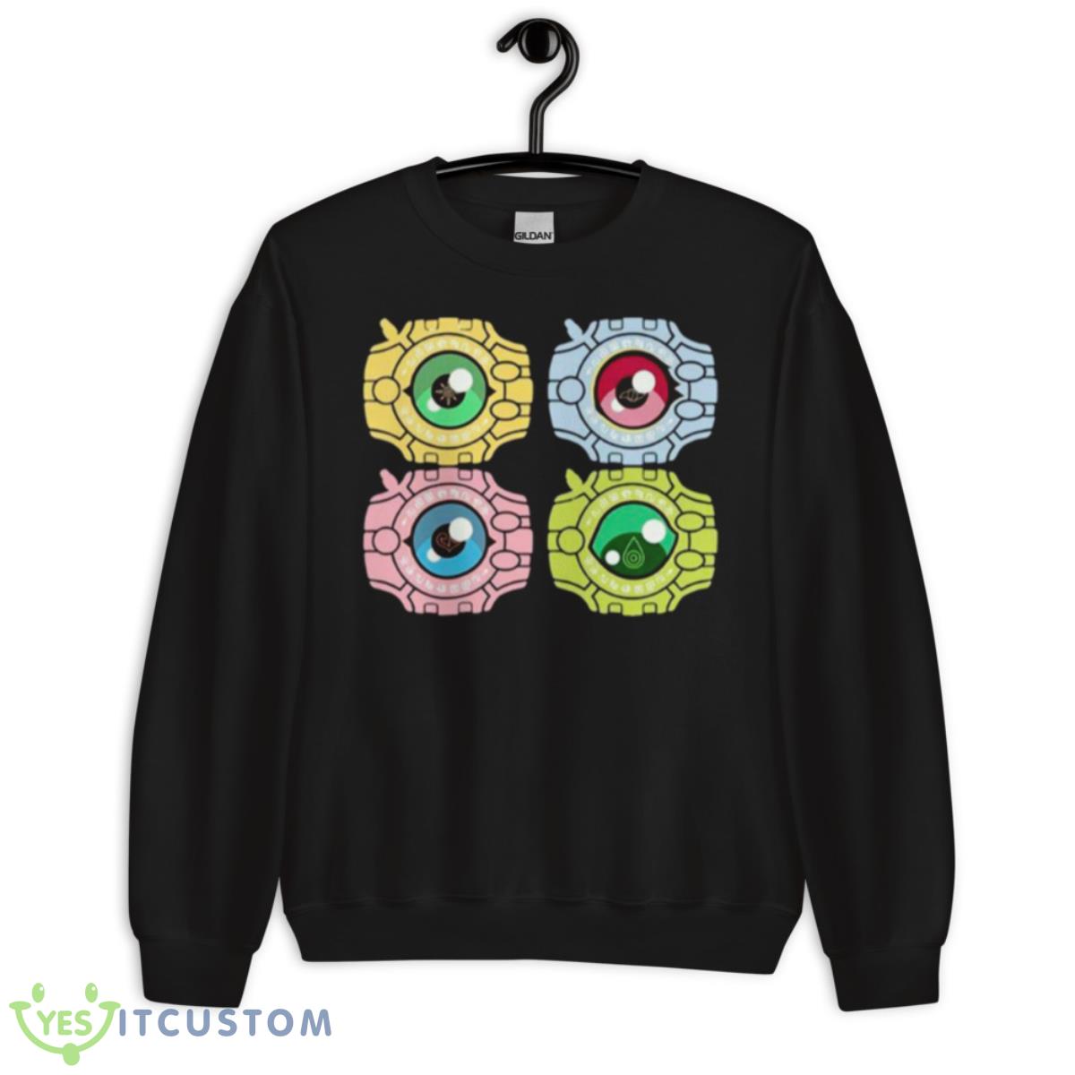 Funny Digivice Symbols Digimon shirt 3 Funny Digivice Symbols Digimon shirt - Unisex Crewneck Sweatshirt