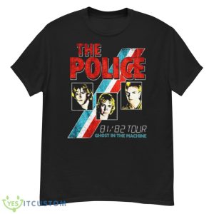 Ghost In The Machine Tour 1981 82 The Police Retro shirt - G500 Men’s Classic T-Shirt