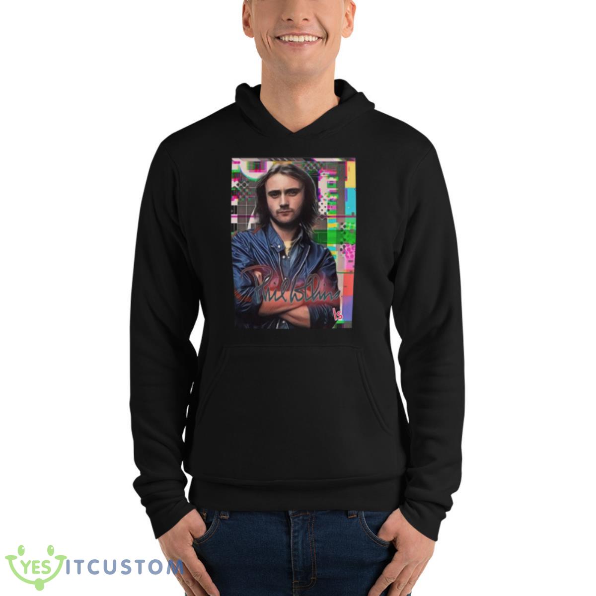 Graphic Portrait Phil Collins shirt 7 Graphic Portrait Phil Collins shirt - Unisex Fleece Pullover Hoodie