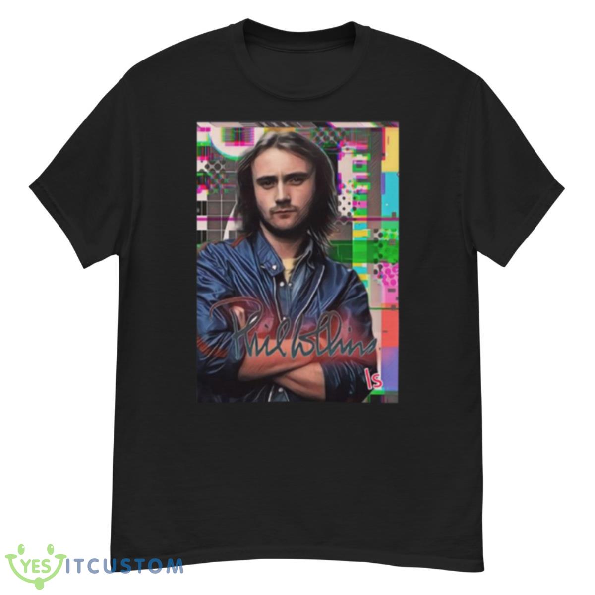Graphic Portrait Phil Collins shirt 6 Graphic Portrait Phil Collins shirt - G500 Men’s Classic T-Shirt