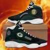 Green Bay Packers Air Jordan 13 Sneakers Nfl Custom Sport Shoes Product Photo 1