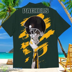 Green Bay Sports American Football Hawaiian Shirt Custom Name & Number Product Photo 3
