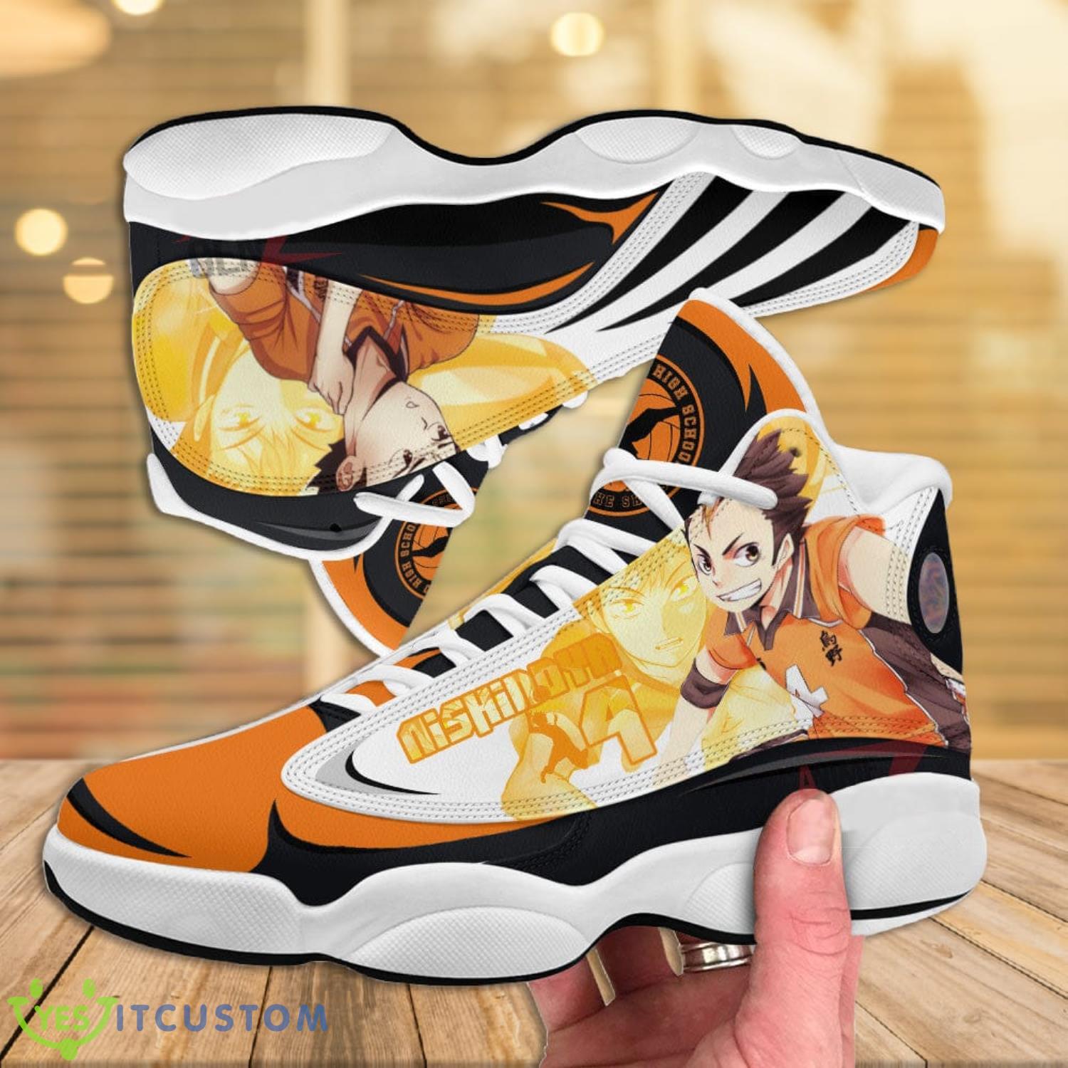 Haikyuu Nishinoya Yuu Air Jordan 13 Sneakers Anime Shoes Gift For Fans 3 Haikyuu Nishinoya Yuu Air Jordan 13 Sneakers Anime Shoes Gift For Fans Product Photo 3