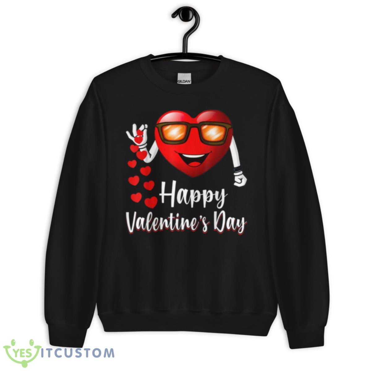 Happy Valentines Day Cute Heart Bae Funny Salting Hearts Shirt 3 Happy Valentines Day Cute Heart Bae Funny Salting Hearts Shirt - Unisex Crewneck Sweatshirt